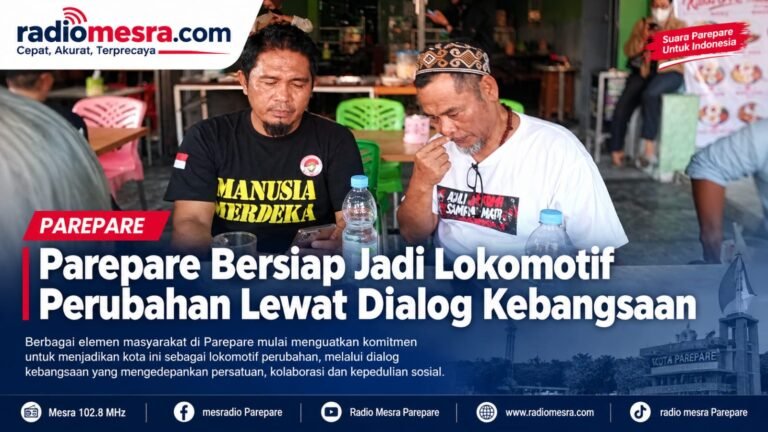 Parepare Bersiap Jadi Lokomotif Perubahan Lewat Dialog Kebangsaan