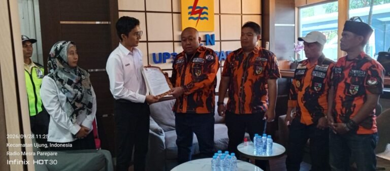 PLN UP3 Parepare dan Pemuda Pancasila Sepakati Resolusi Penanganan Pemadaman Listrik dan Kompensasi Pelanggan