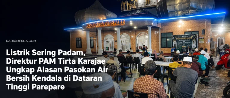 Listrik Sering Padam, Direktur PAM Tirta Karajae Ungkap Alasan Pasokan Air Bersih Kendala di Dataran Tinggi Parepare