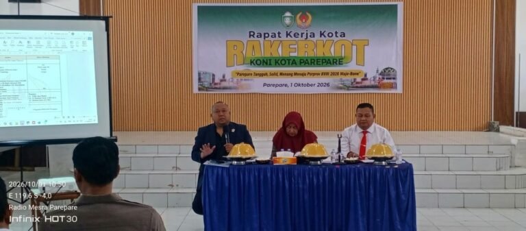 KONI Parepare Mantapkan Persiapan Porprov, Loloskan 36 Cabor dan Perketat Database Atlet