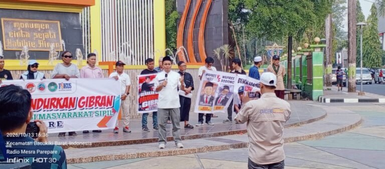 Aliansi Masyarakat Sipil Parepare Gelar Aksi Mundurkan Gibran, Sentil Etika Jabatan dan Moral Bangsa