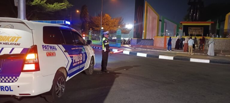 Tekan Angka Kecelakaan, Sat Lantas Polres Parepare Gelar Patroli Blue Light Antisipasi Balap Liar