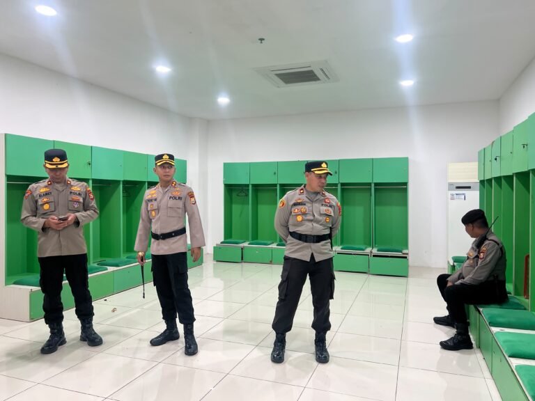 Jelang PSM Vs Persebaya, Kapolres Parepare Cek Kesiapan Stadion BJ Habibie